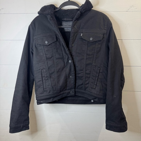 Levi's Original Sherpa Trucker Jacket Women's Size Medium - Picture 1 of 6